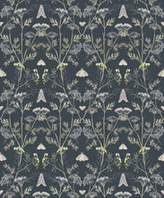 Load image into Gallery viewer, Wallpaper Republic - Floral Emporium Collection - Queen Anne’s Lace - Charcoal - Swatch