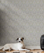 Load image into Gallery viewer, Wallpaper Republic - Floral Emporium Collection - Queen Anne’s Lace - Dusty Blue - Insitu