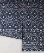 Load image into Gallery viewer, Wallpaper Republic - Floral Emporium Collection - Queen Anne’s Lace - Sapphire - Roll