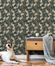 Load image into Gallery viewer, Wallpaper Republic - Floral Emporium Collection - Sweet Brair - Emerald - Insitu