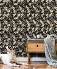 Load image into Gallery viewer, Wallpaper Republic - Floral Emporium Collection - Sweet Brair - Navy - Insitu