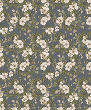 Load image into Gallery viewer, Wallpaper Republic - Floral Emporium Collection - Sweet Brair - Slate Grey - Swatch