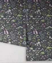 Load image into Gallery viewer, Wallpaper Republic - Floral Emporium Collection - Wild Meadow - Charcoal - Roll