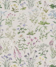 Load image into Gallery viewer, Wallpaper Republic - Floral Emporium Collection - Wild Meadow - Stone - Swatch