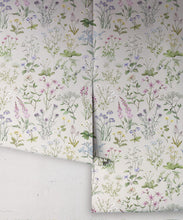 Load image into Gallery viewer, Wallpaper Republic - Floral Emporium Collection - Wild Meadow - Stone - Roll