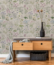 Load image into Gallery viewer, Wallpaper Republic - Floral Emporium Collection - Wild Meadow - Stone - Insitu