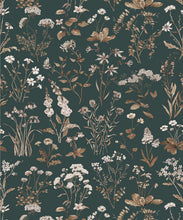 Load image into Gallery viewer, Wallpaper Republic - Floral Emporium Collection - Meadows Antique - Antique Green - Swatch