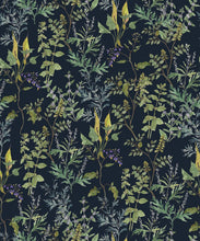 Load image into Gallery viewer, Wallpaper Republic - Floral Emporium Collection - Woodland Floral - Navy - Swatch