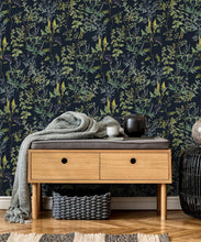 Load image into Gallery viewer, Wallpaper Republic - Floral Emporium Collection - Woodland Floral - Navy - Insitu