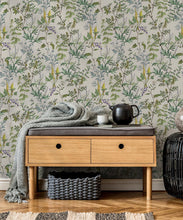 Load image into Gallery viewer, Wallpaper Republic - Floral Emporium Collection - Woodland Floral - Stone - Insitu