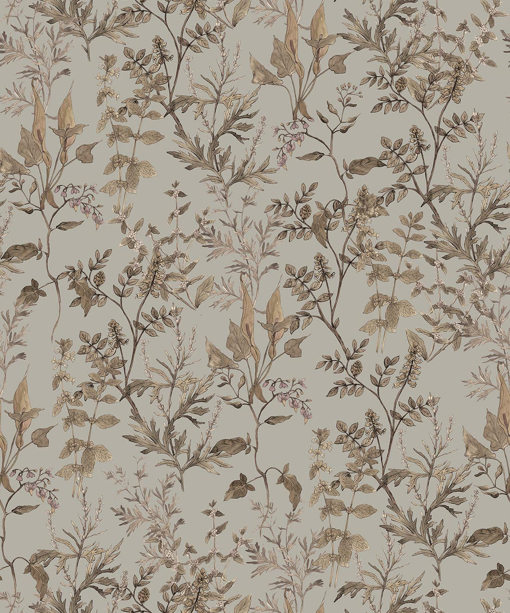 Antique Botanica Wallpaper