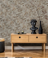 Load image into Gallery viewer, Wallpaper Republic - Floral Emporium Collection - Antique Botanica - Antique Grey - Insitu