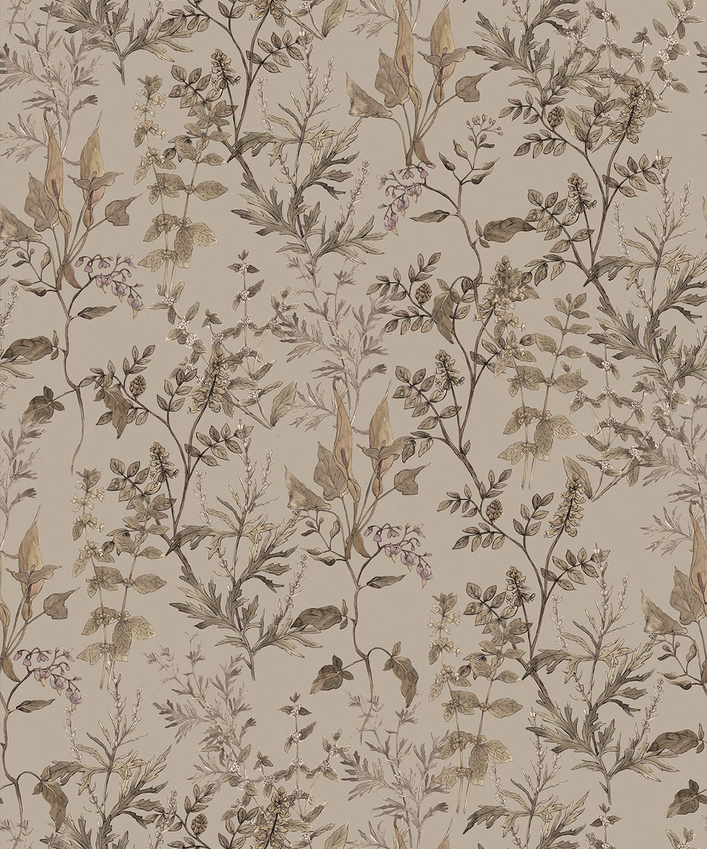 Antique Botanica Wallpaper