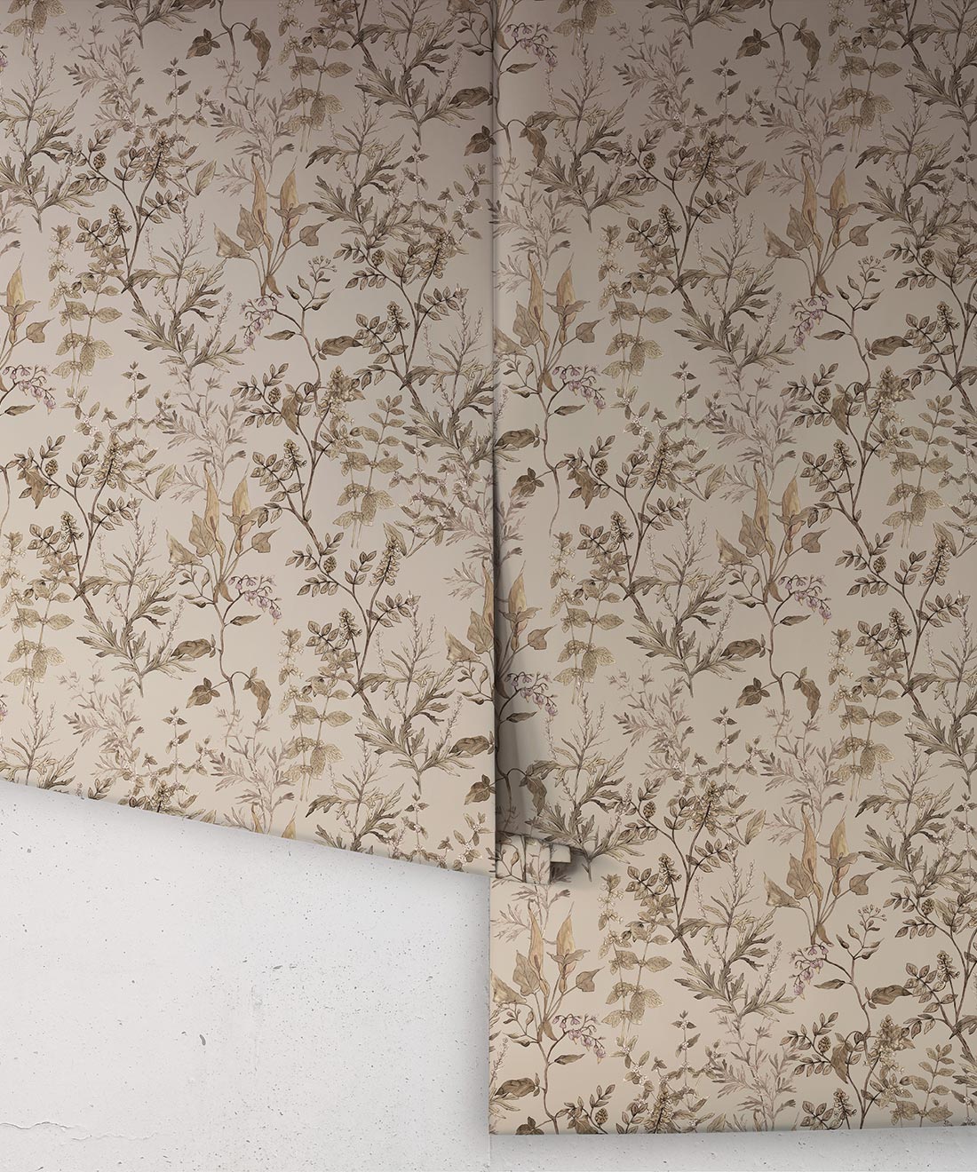 Wallpaper Republic - Floral Emporium Collection - Antique Botanica - Linen - Roll