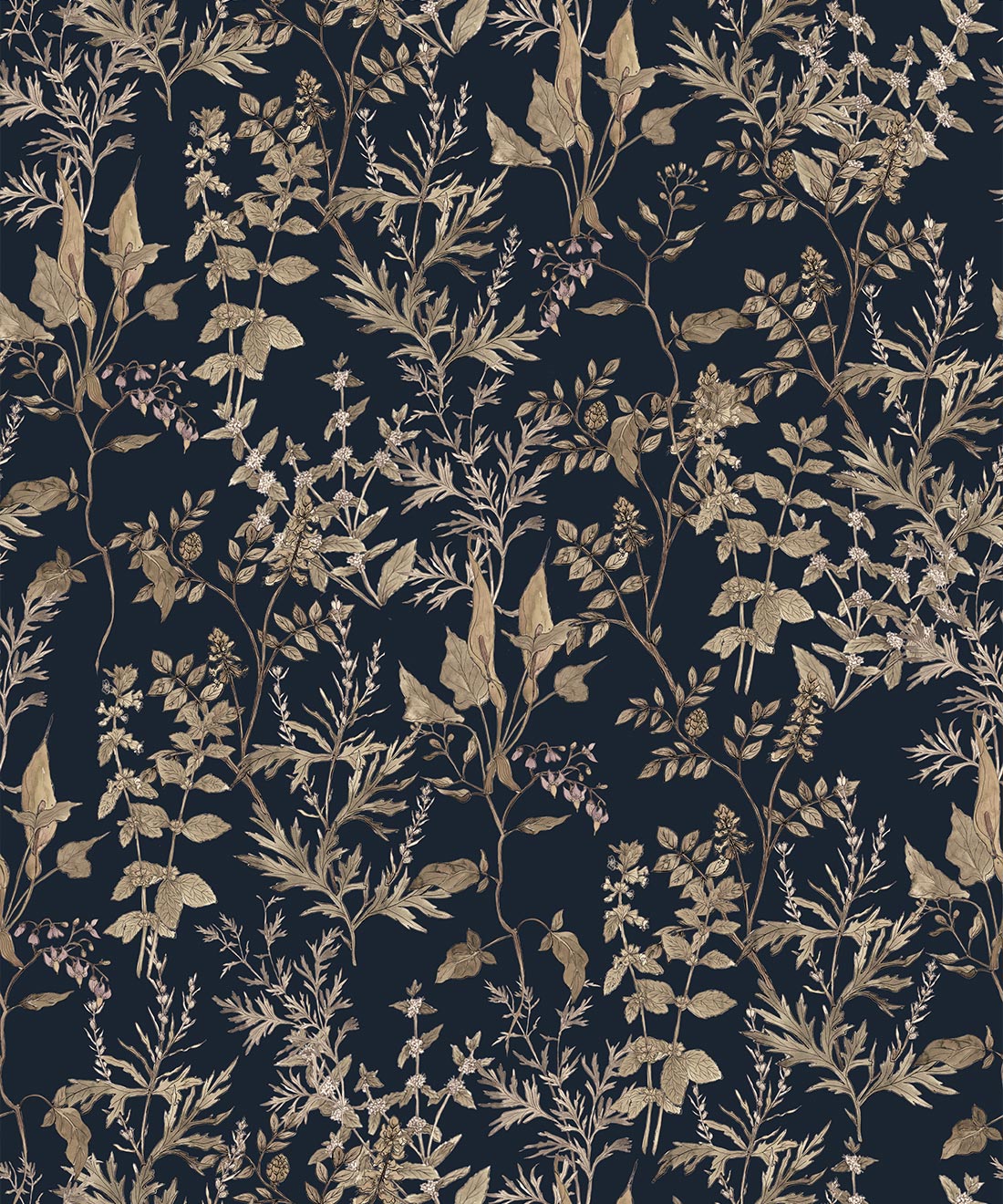 Antique Botanica Wallpaper
