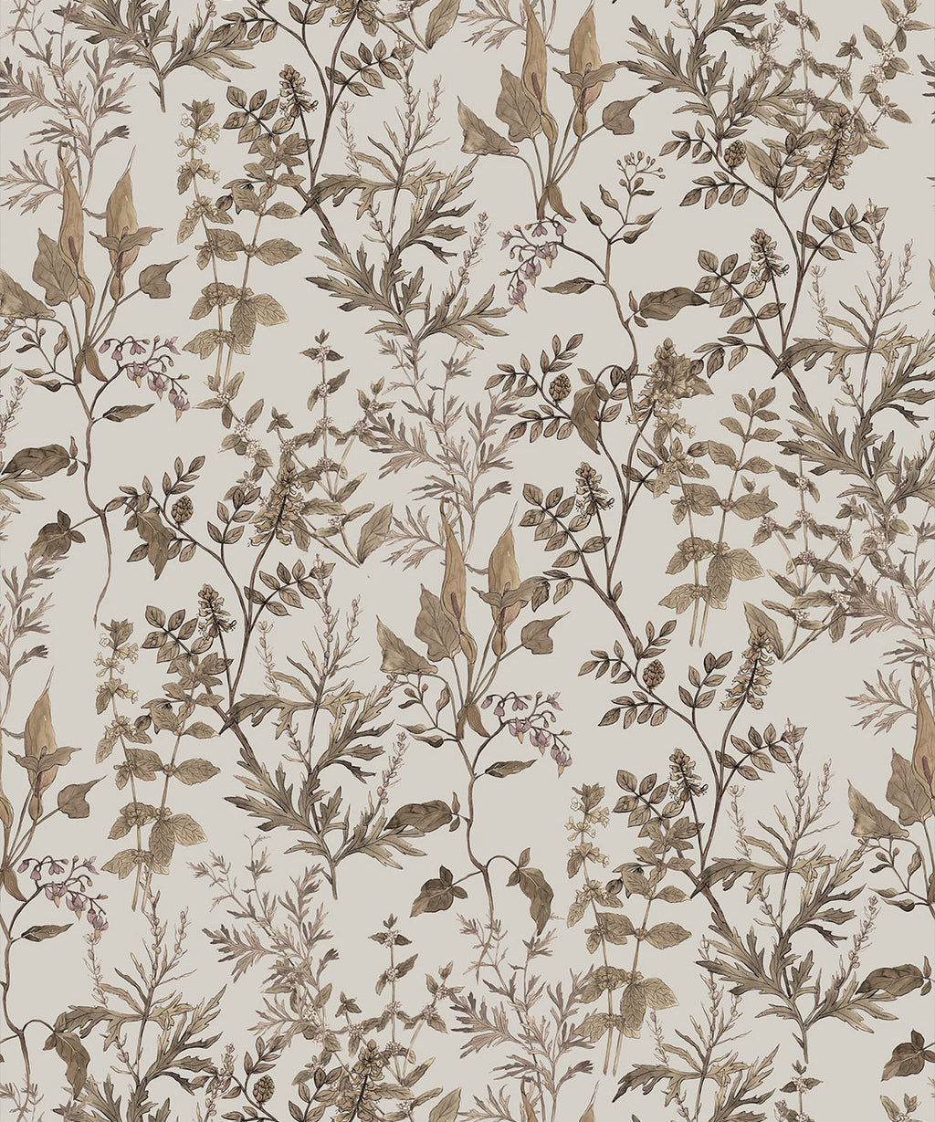 Antique Botanica Wallpaper