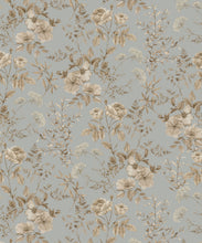 Load image into Gallery viewer, Wallpaper Republic - Floral Emporium Collection - Belle Fleur - Dusty Blue - Swatch