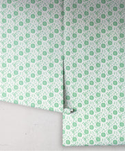 Load image into Gallery viewer, Meadow Dreams Wallpaper - Wallpaper Republic - Colorway: Green - Roll