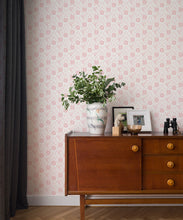 Load image into Gallery viewer, Meadow Dreams Wallpaper - Wallpaper Republic - Colorway: Pink - Insitu