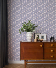 Load image into Gallery viewer, Meadow Dreams Wallpaper - Wallpaper Republic - Colorway: Stormy - Insitu