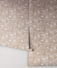 Load image into Gallery viewer, London Street Flowers Wallpaper - Wallpaper Republic - Colorway: Earth - Roll