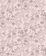 Load image into Gallery viewer, London Street Flowers Wallpaper - Wallpaper Republic - Colorway: Muted Pink - Swatch
