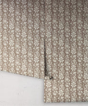 Load image into Gallery viewer, In The Bloom Collection - Wallpaper Republic - Corsage Wallpaper - Colorway: Biscuit - Roll