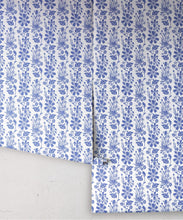 Load image into Gallery viewer, In The Bloom Collection - Wallpaper Republic - Corsage Wallpaper - Colorway: Cornflower Blue - Roll