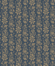 Load image into Gallery viewer, In The Bloom Collection - Wallpaper Republic - Corsage Wallpaper - Colorway: Midnight - Swatch