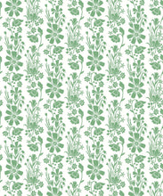 Load image into Gallery viewer, In The Bloom Collection - Wallpaper Republic - Corsage Wallpaper - Colorway: Pear Green - Swatch