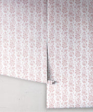 Load image into Gallery viewer, In The Bloom Collection - Wallpaper Republic - Corsage Wallpaper - Colorway: Rose - Roll