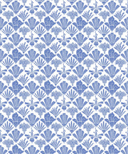 Load image into Gallery viewer, In The Bloom Collection - Wallpaper Republic - Corsage Wallpaper - Colorway: Blue - Swatch