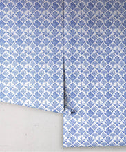 Load image into Gallery viewer, In The Bloom Collection - Wallpaper Republic - Corsage Wallpaper - Colorway: Blue - Roll