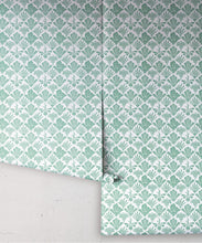 Load image into Gallery viewer, In The Bloom Collection - Wallpaper Republic - Corsage Wallpaper - Colorway: Green - Roll