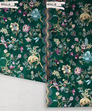 Load image into Gallery viewer, Fantasia Wilds Wallpaper - Wallpaper Republic - by Iryna Ruggeri - Nature’s Tapestry Collection - Colorway: Green - Roll