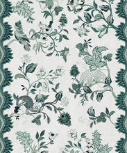 Load image into Gallery viewer, Fantasia Wilds Wallpaper - Wallpaper Republic - by Iryna Ruggeri - Nature’s Tapestry Collection - Colorway: Jade - Swatch