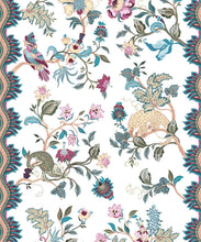 Load image into Gallery viewer, Fantasia Wilds Wallpaper - Wallpaper Republic - by Iryna Ruggeri - Nature’s Tapestry Collection - Colorway: White - Swatch