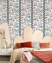 Load image into Gallery viewer, Fantasia Wilds Wallpaper - Iryna Ruggeri - Lookbook Gallery -Colorway: White - Insitu