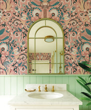 Load image into Gallery viewer, Jungle Symphony Wallpaper • Coral • Insitu
