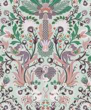 Load image into Gallery viewer, Jungle Symphony Wallpaper • Green Tea • Swatch
