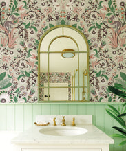 Load image into Gallery viewer, Jungle Symphony Wallpaper • Green Tea • Insitu