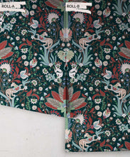 Load image into Gallery viewer, Jungle Symphony Wallpaper • Jade • Rolls