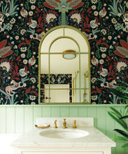 Load image into Gallery viewer, Jungle Symphony Wallpaper • Jade • Insitu