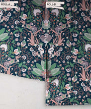 Load image into Gallery viewer, Jungle Symphony Wallpaper • Midnight Blue • Rolls