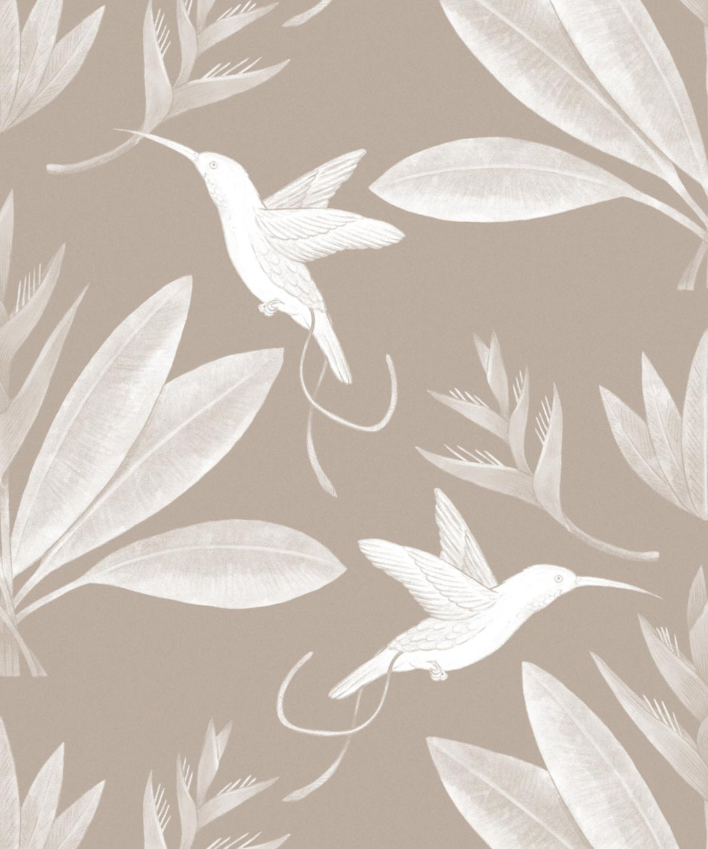Hummingbirds & Heliconias Wallpaper
