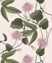 Load image into Gallery viewer, Passiflora Wallpaper • Beige • Swatch