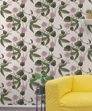 Load image into Gallery viewer, Passiflora Wallpaper • Beige • Insitu