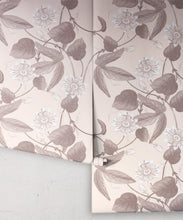Load image into Gallery viewer, Passiflora Wallpaper • Sand • Rolls