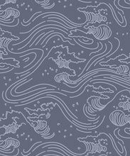 Load image into Gallery viewer, Pororoca Wave Wallpaper • Night• Swatch