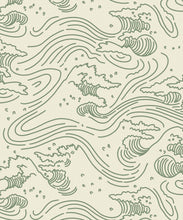 Load image into Gallery viewer, Pororoca Wave Wallpaper • Sand • Swatch
